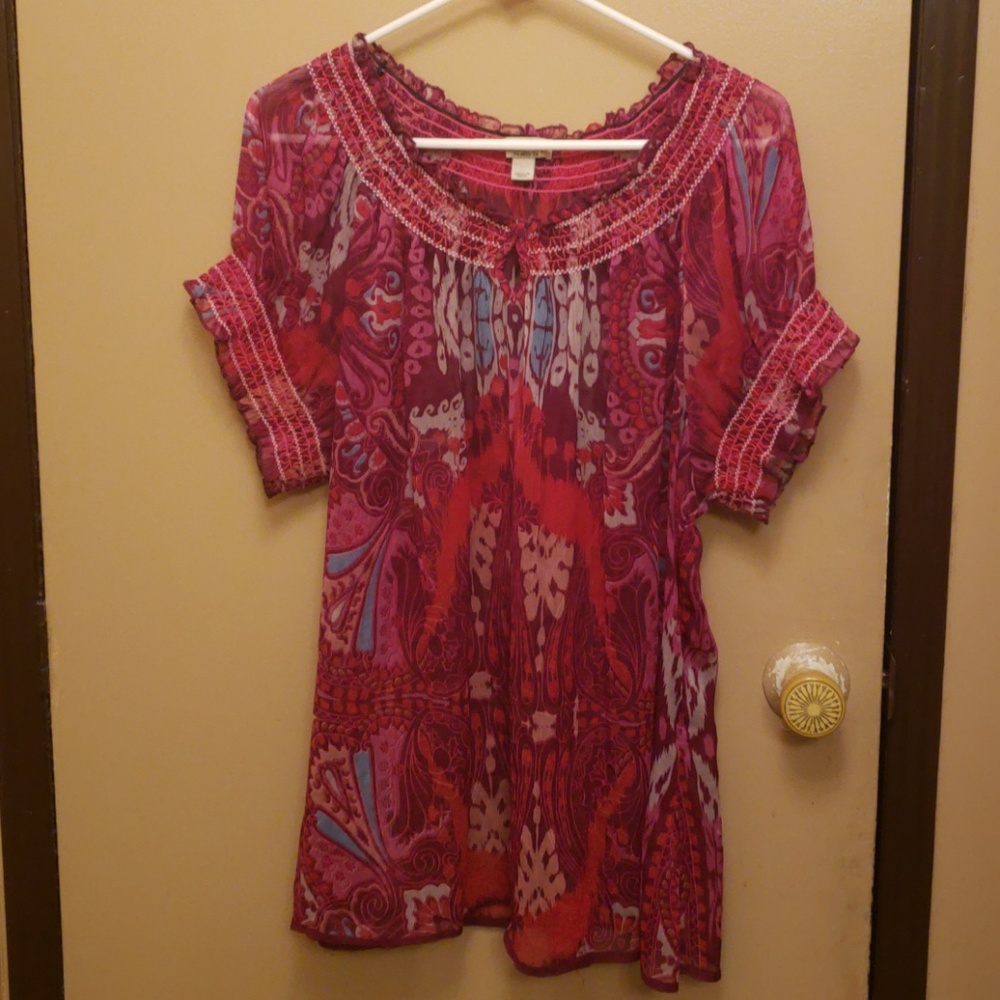 Ruby Red Blouse♡